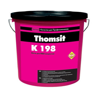 Клей дисперсионный контактный  для ПВХ покрытий Thomsit К 198 6 кг